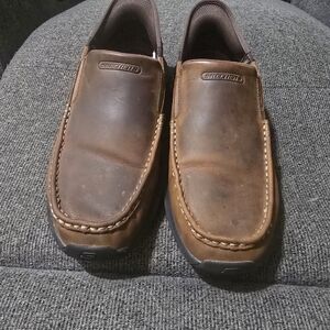 Skechers Men's Brown Slip-On Shoes